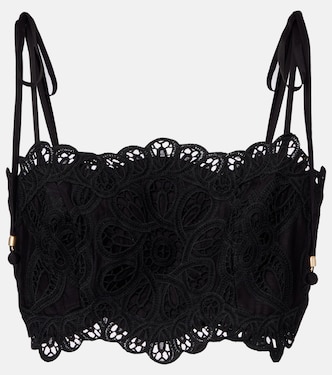 Rhiannon embroidered cotton top | Zimmermann