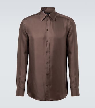 Hemd aus Seiden-Twill | Dolce&Gabbana