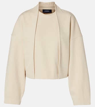 Minnie cotton-blend jersey sweatshirt | Sportmax