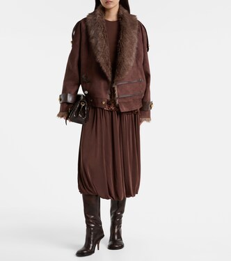 Reversible faux fur jacket | Xu Zhi