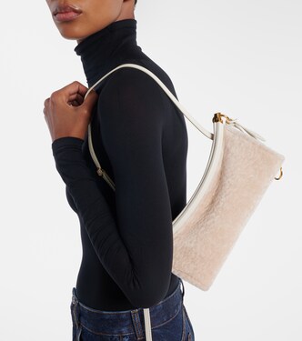 Bolso al hombro Le Click East West Small de ante | Alaïa