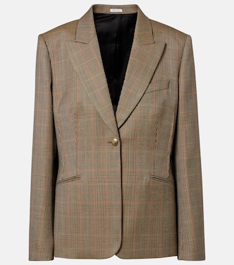Country Check wool blazer | McQueen