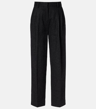 Wool-blend flannel straight pants | Toteme