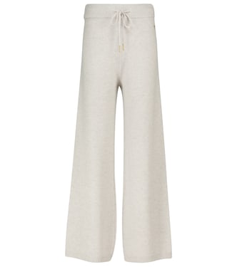 Kyra wool-blend wide-leg sweatpants | Goldbergh