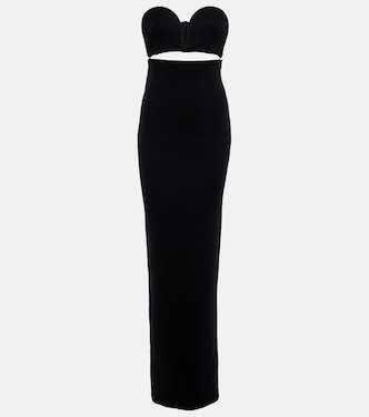 Trägerlose Robe aus einem Wollgemisch | Alaïa