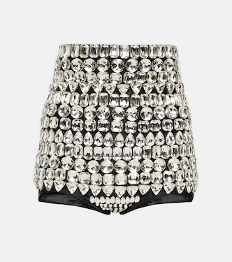 x Kim - Shorts con cristalli | Dolce&Gabbana