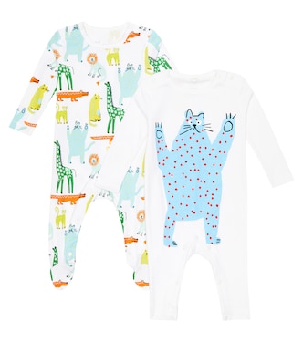 Baby - Set di 2 tutine in cotone con stampa | Stella McCartney Kids