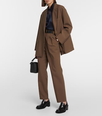 Ruched silk satin blouse | Vince