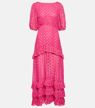 Shireen fil coupé georgette maxi dress | Rixo