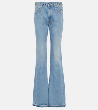 Jeans flared a vita alta | Alessandra Rich