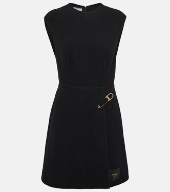 Minikleid aus einem Wollgemisch | Prada