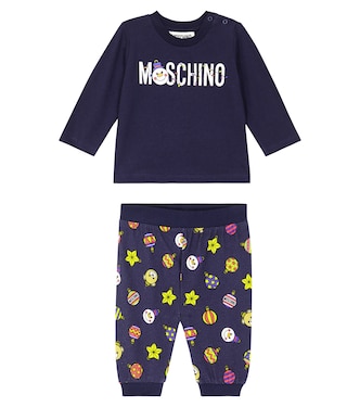 Bébé – Ensemble t-shirt et pantalon imprimés | Moschino Kids