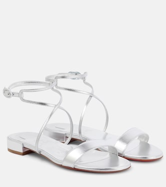 Sandali Miss Choca in pelle metallizzata | Christian Louboutin