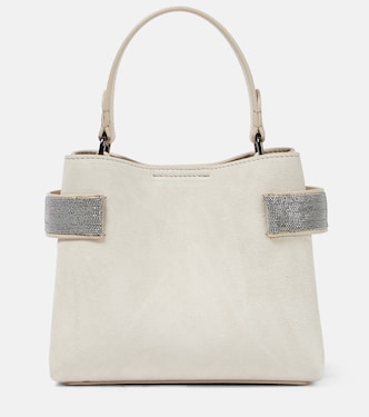 Sac en daim à ornements | Brunello Cucinelli