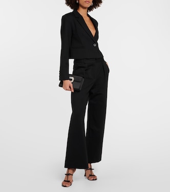Weite High-Rise-Hose Leona | Velvet