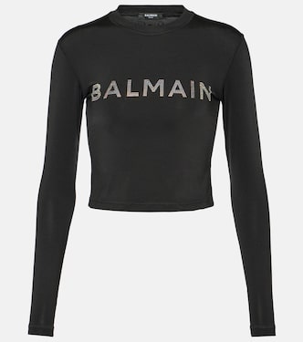 임벨리시드 크롭 래쉬가드 | Balmain