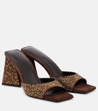 Mules Devon 85 en cuir à ornements | The Attico