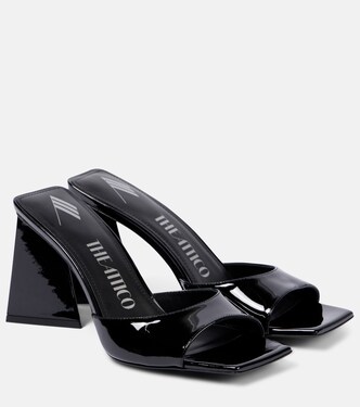 Mules Mini Devon en cuir verni | The Attico