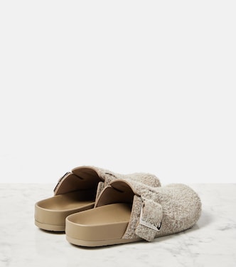 Mules Ease Buckle de ante cepillado | Loewe