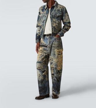 Trompe l'œil denim jacket | Acne Studios