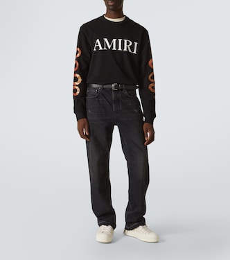 Sudadera en jersey de algodón con logo | Amiri