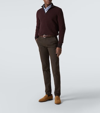 Pullover Roadster Mezzocollo in cashmere | Loro Piana
