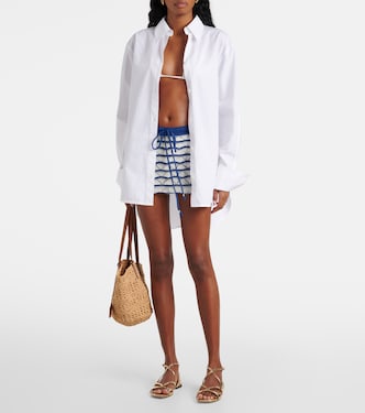 Minigonna Coco in misto cotone a righe | Bananhot