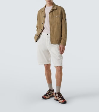 Giacca camicia in cotone e lino | C.P. Company