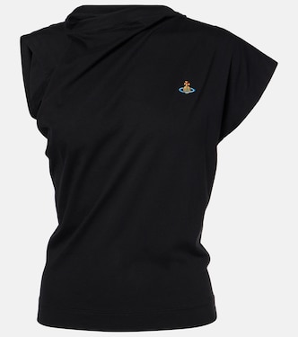 Hebo Orb draped cotton top | Vivienne Westwood