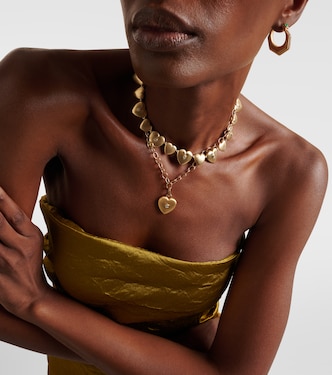 Collana Heart in oro 14kt con diamanti | Marie Lichtenberg