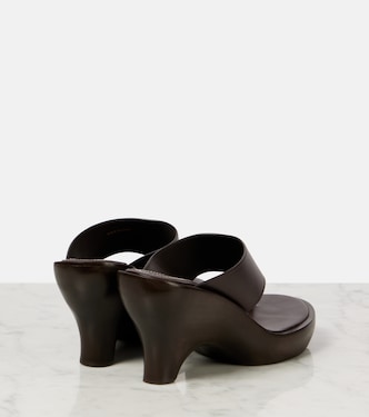 Mules Wild 95 in pelle con zeppa | Zimmermann
