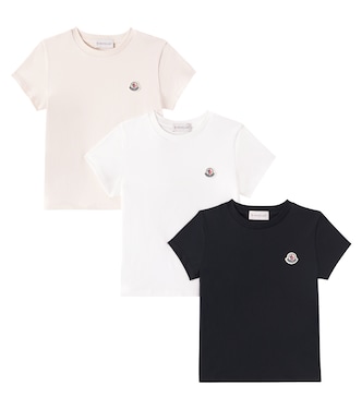 Set of 3 cotton jersey T-shirts | Moncler Enfant