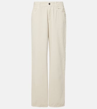 Pantaloni a gamba larga Eglitta in velluto a coste | The Row