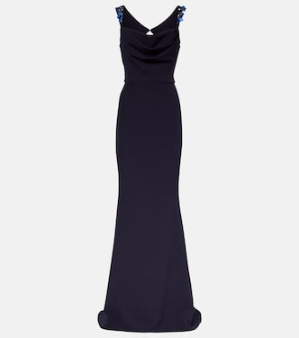 Melina embellished crêpe gown | Safiyaa