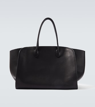 Marlo 17 leather tote bag | The Row