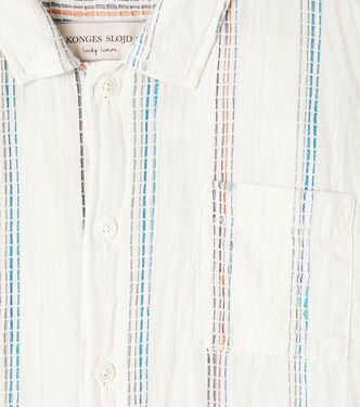 Camicia Vincent in seersucker di misto cotone | Konges Sløjd