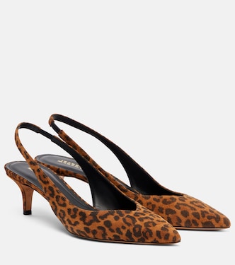Padim 50 leopard-print suede slingback pumps | Isabel Marant