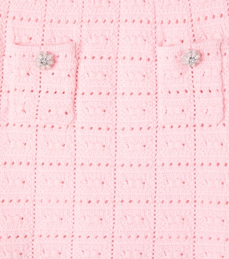 Knitted cotton-blend skirt | Self-Portrait Kids