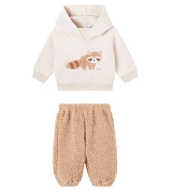 Baby Set aus Kapuzenjacke und Jogginghose | Il Gufo