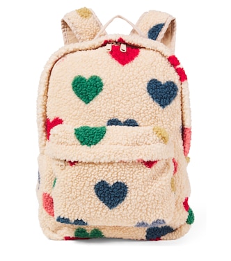 Bedruckter Rucksack Jody aus Teddyfleece | Konges Sløjd