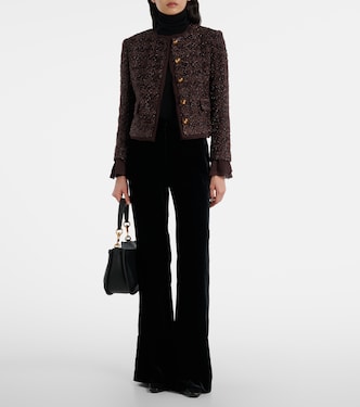 Chaqueta Audrina de tweed metalizado | Veronica Beard