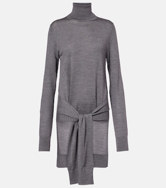 Jersey de cuello alto de lana y seda | Toteme