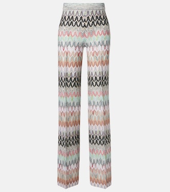 Gerade Hose aus Häkelstrick | Missoni