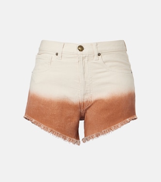 Shades Of Eden denim shorts | Alanui