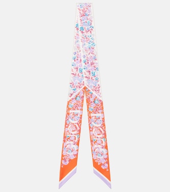 Printed silk twill scarf | Gucci