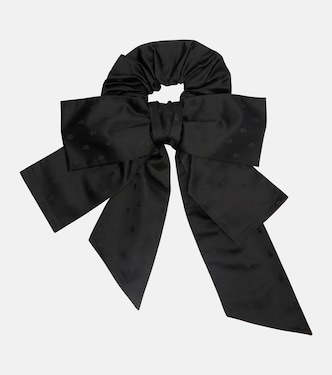 Skull silk jacquard scrunchie | McQueen