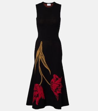 Midikleid aus Jacquard | Erdem