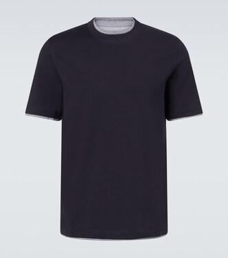 T-Shirt aus Baumwoll-Jersey | Brunello Cucinelli