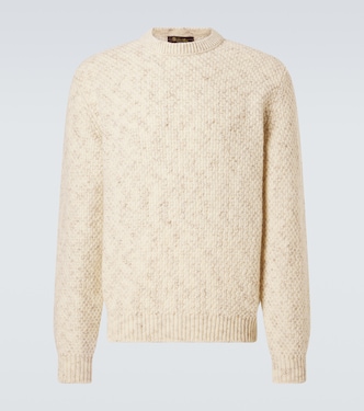 Ash wool, cashmere, linen, and silk sweater | Loro Piana