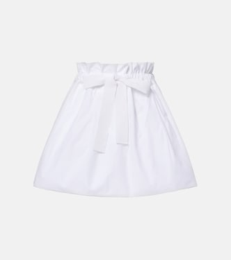 Gathered cotton miniskirt | Patou